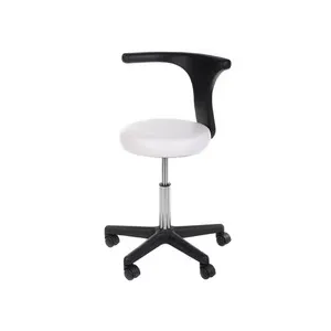 Taboret medyczny + podłokietnik NG-CH049 biały