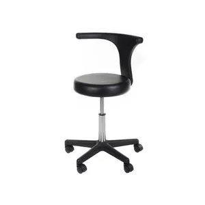 Taboret medyczny + podłokietnik NG-CH049 czarny
