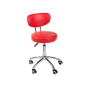 Taboret kosmetyczny BT-229 czerwony