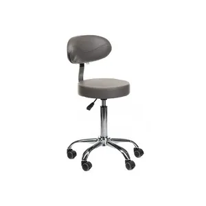 Taboret kosmetyczny z opar. BD-9934 szary
