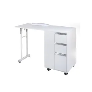 Stolik do manicure składany BD-3802 BIAŁY