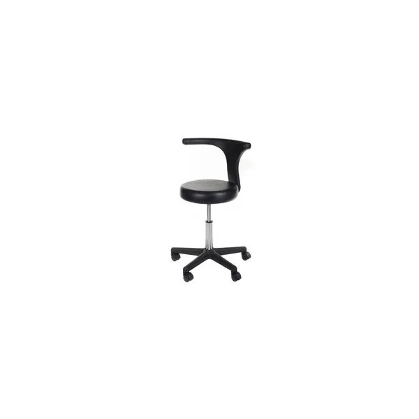 Taboret medyczny + podłokietnik NG-CH049 czarny