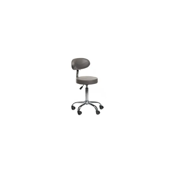 Taboret kosmetyczny z opar. BD-9934 szary