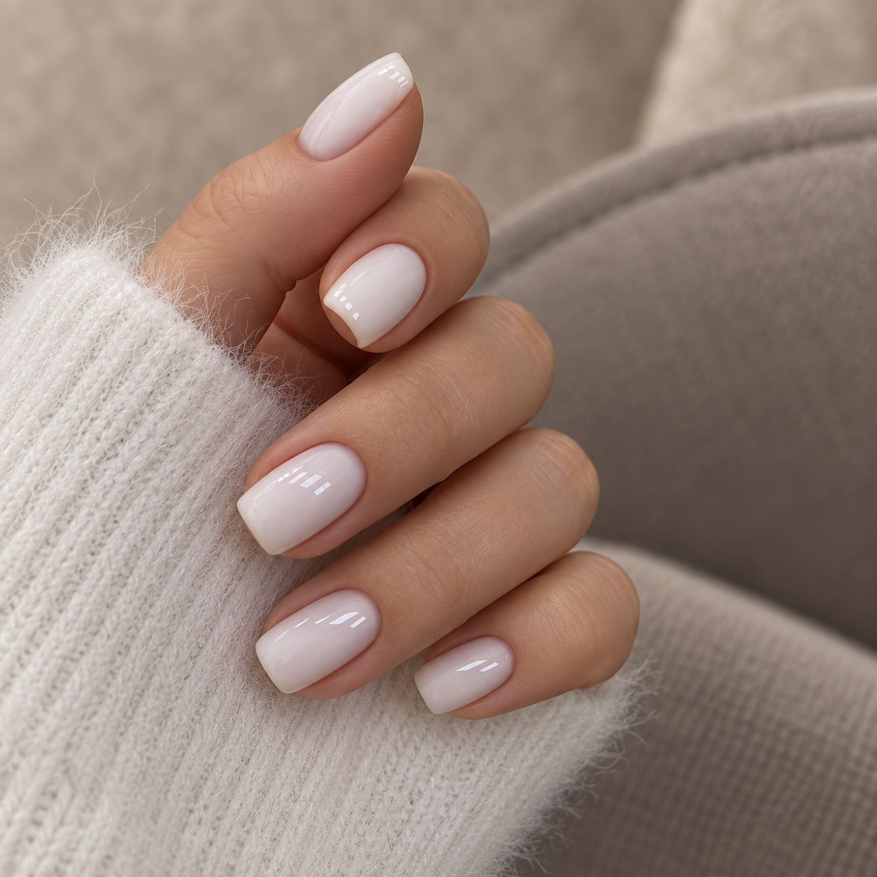 Milky Nails