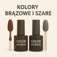 Kolory brązowe i szare