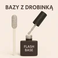 Bazy z drobinkami i folią