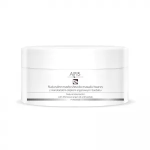APIS Naturalne masło shea z olejkiem argan. do masażu twarzy 100g