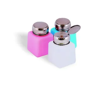 BUTELKA Z POMPKĄ CHROM 120 ML MIX KOLOR