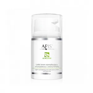APIS Lekki krem normalizujący, antytrądzikowy - zielona herbata 50 ml