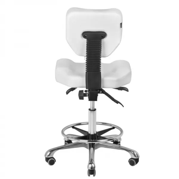 TABORET KOSMETYCZNY A-4299 BIAŁY