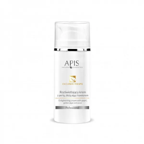Apis exclusive terapis rozświetlający krem z perłą, złotą algą i kawiorem 100 ml