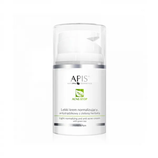 APIS Lekki krem normalizujący, antytrądzikowy - zielona herbata 50 ml