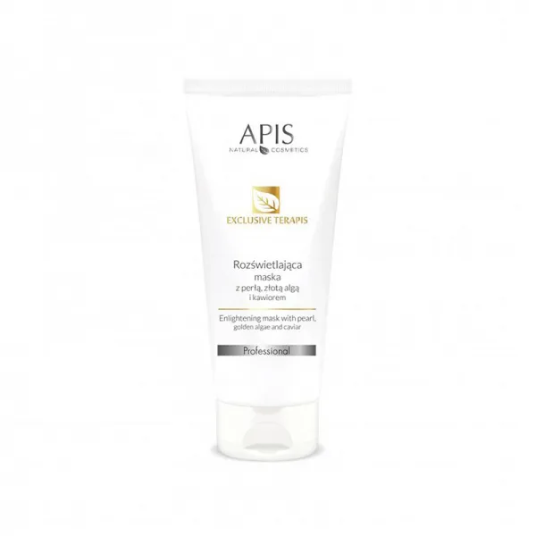 Apis exclusive terapis rozświetlająca maska z perłą, złotą algą i kawiorem 200 ml