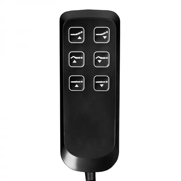 FOTEL KOSMETYCZNY ELEKTRYCZNY LUX CZARNY