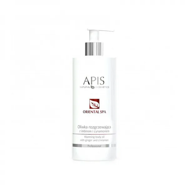 Apis oriental spa oliwka rozgrzewająca z imbirem i cynamonem 500 ml