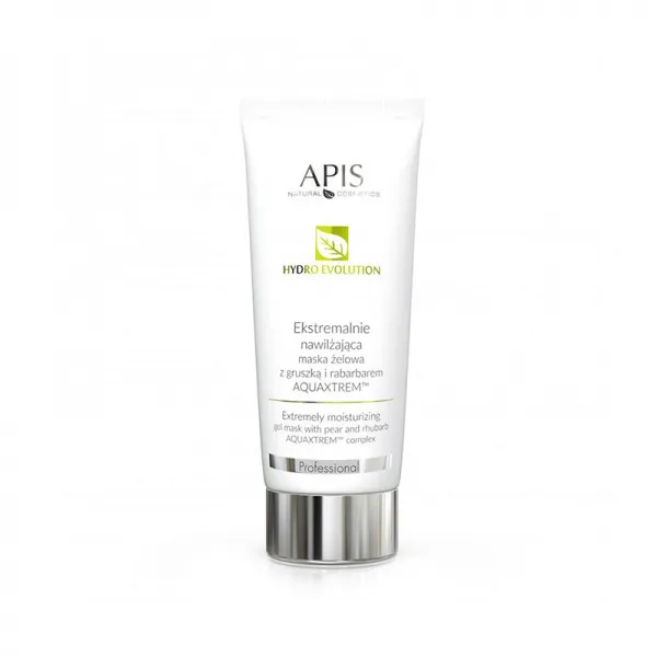 APIS Hydro Evolution ekstremalnie nawilżająca maska żelowa z gruszką i rabarbarem AQUAXTREM™ 200ml