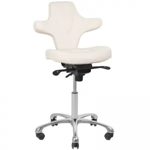 KRZESŁO KOSMETYCZNE AZZURRO SPECIAL 052 BIAŁE