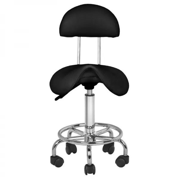 Taboret kosmetyczny 6001 czarny