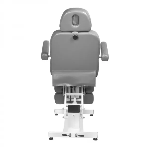 FOTEL KOSMETYCZNY ELEKTR. AZZURRO 706 PEDI 1 SILN. SZARY