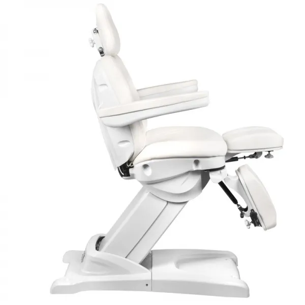 FOTEL KOSMETYCZNY ELEKTR. AZZURRO 872S PEDI-PRO 3 SILN. BIAŁY
