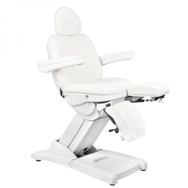 FOTEL KOSMETYCZNY ELEKTR. AZZURRO 872S PEDI-PRO 3 SILN. BIAŁY