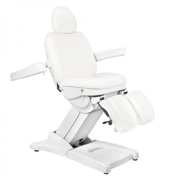FOTEL KOSMETYCZNY ELEKTR. AZZURRO 872S PEDI-PRO 3 SILN. BIAŁY
