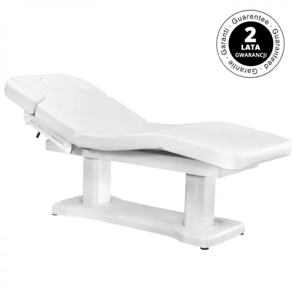 SPA LEŻANKA KOSMETYCZNA AZZURRO 818A 4 SILN. BIAŁA