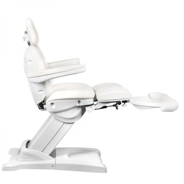 FOTEL KOSMETYCZNY ELEKTR. AZZURRO 872S PEDI-PRO 3 SILN. BIAŁY