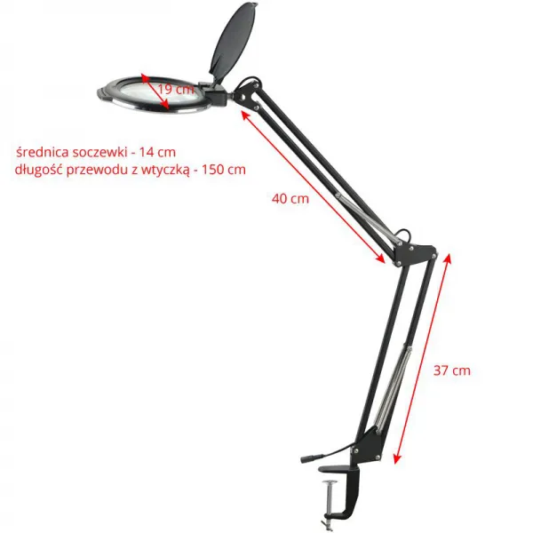 LAMPA LUPA LED MOONLIGHT 8013/6