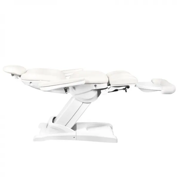 FOTEL KOSMETYCZNY ELEKTR. AZZURRO 872S PEDI-PRO 3 SILN. BIAŁY