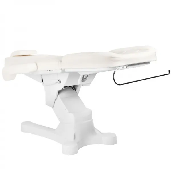 FOTEL KOSMETYCZNY ELEKTR. A-207 WHITE/IVORY (4 SILNIKI)