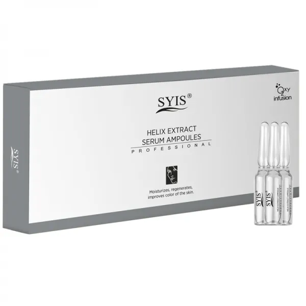 SYIS AMPUŁKI ZE ŚLUZEM ŚLIMAKA HELIX EXTRACT SERUM 10x3ML