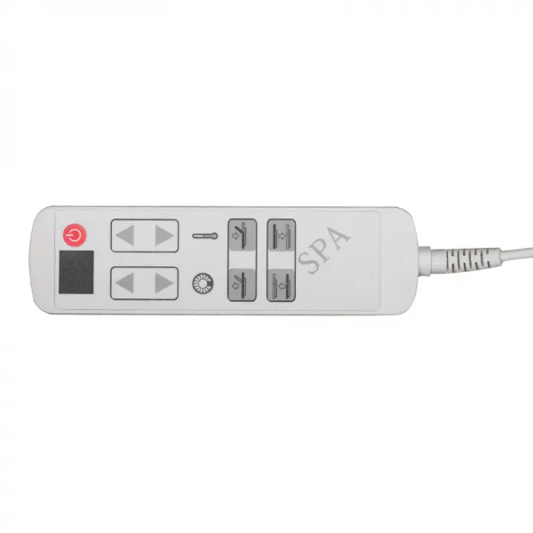 SPA LEŻANKA KOSMETYCZNA AZZURRO 815B ŚWIECĄCA WHITE
