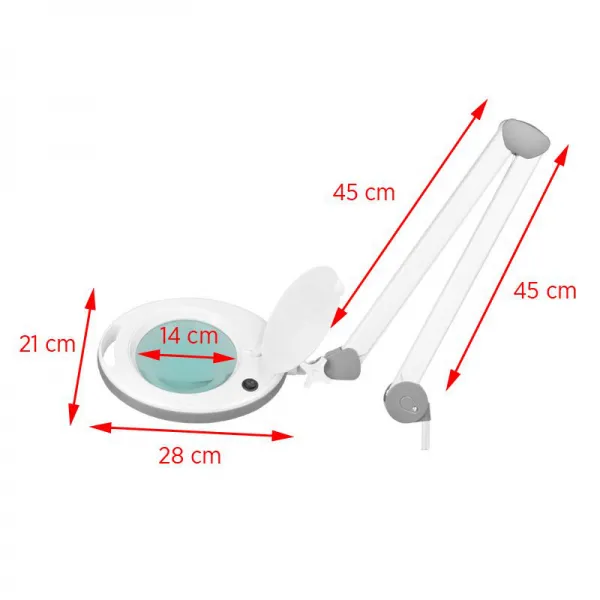 LAMPA LUPA ELEGANTE 6014 60 LED SMD 5D DO BLATU