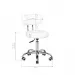 Taboret kosmetyczny do pedicure A-007 biały