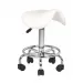 Taboret kosmetyczny 6010 biały