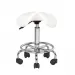 Taboret kosmetyczny 6010 biały