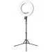LAMPA PIERŚCIENIOWA RING LIGHT 18" 48W LED CZARNA + STATYW