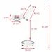 LAMPA LUPA ELEGANTE 6014 60 LED SMD 5D ZE STATYWEM