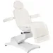 FOTEL KOSMETYCZNY ELEKTR. AZZURRO 869A OBROTOWY 4 SILN. BIAŁY