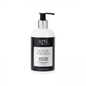 APIS Action for Men - Odżywczy krem do ciała i dłoni 300ml