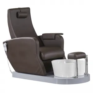 FOTEL SPA DO PEDICURE AZZURRO 016 BRĄZOWY