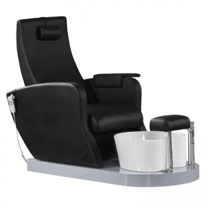 FOTEL SPA DO PEDICURE AZZURRO 016 CZARNY