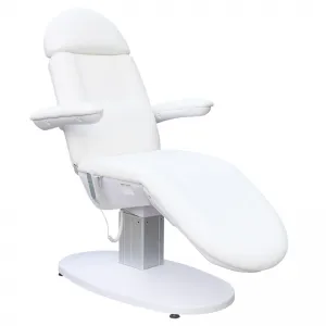FOTEL KOSMETYCZNY ELEKTR. ECLIPSE 4 SILN. BIAŁY