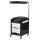 Pomocnik - taboret do pedicure 16 plus czarny/biały