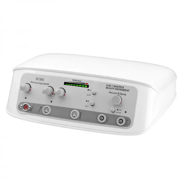 URZĄDZENIE ELEGANTE 1893 5W1 PLUS MIKRO + DARSONVAL+ GALVAN + VACUUM + SPRAY + ELEKTROKOAGULATOR