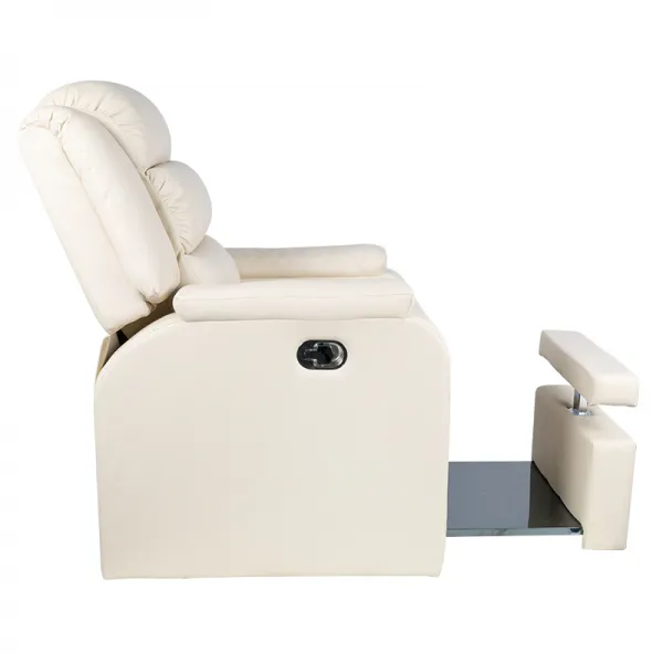 FOTEL SPA DO PEDICURE HILTON KREMOWY
