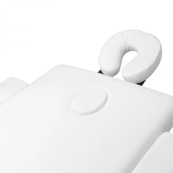 STÓŁ SKŁADANY DO MASAŻU ALUMINIOWY KOMFORT 3 SEGMENTOWY WHITE