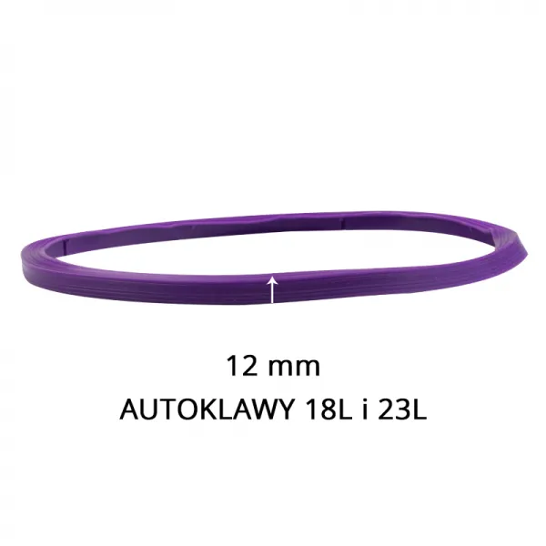 USZCZELKA SILIKONOWA DO AUTOKLAWÓW WOSON 18L I 23L FIOLETOWA 12MM