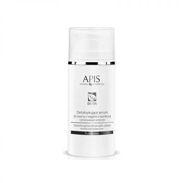 Apis detoksykujące serum do twarzy z węglem z bambusa i jonizowanym srebrem 100 ml